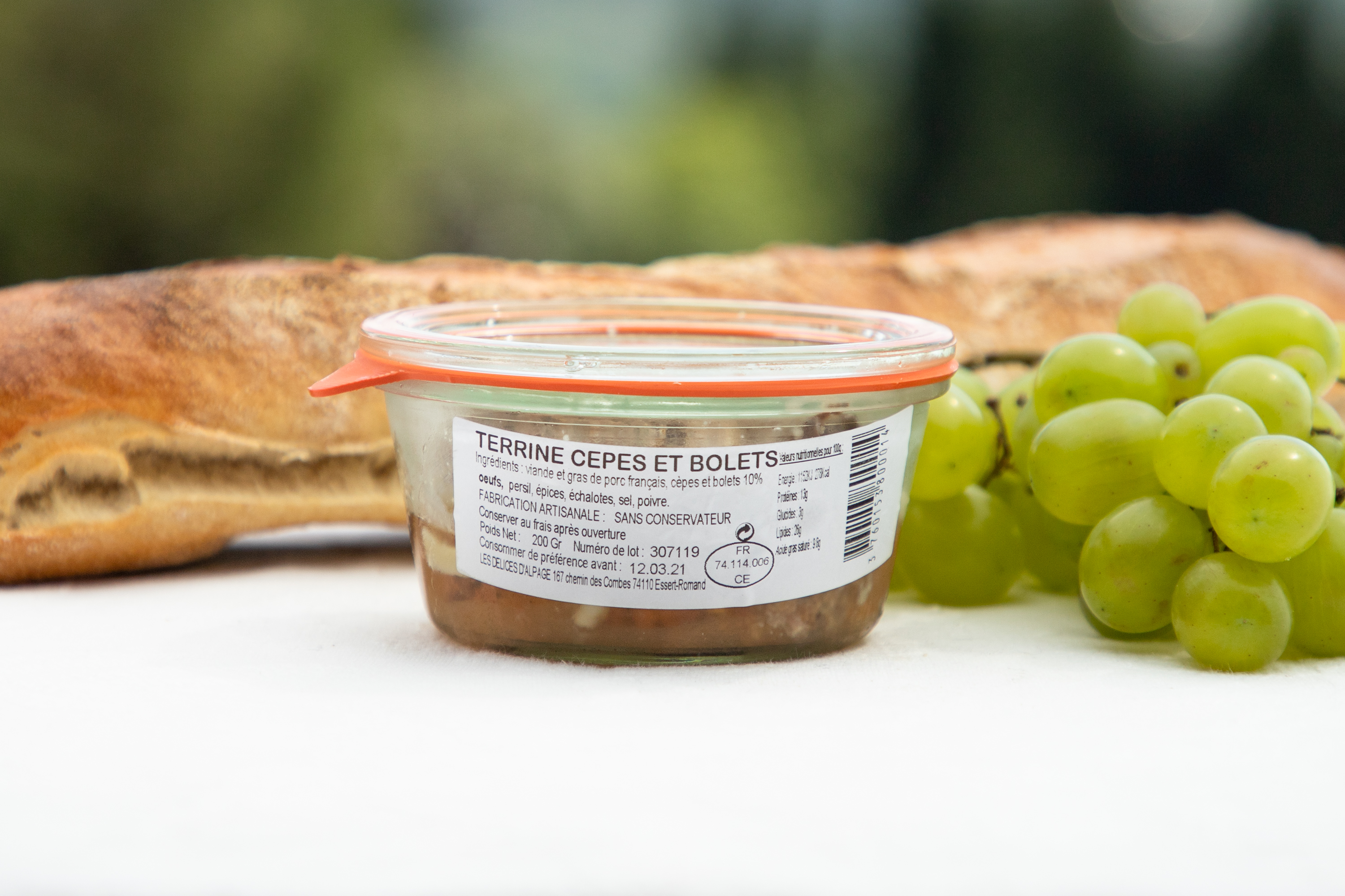 Terrine aux cèpes & bolets